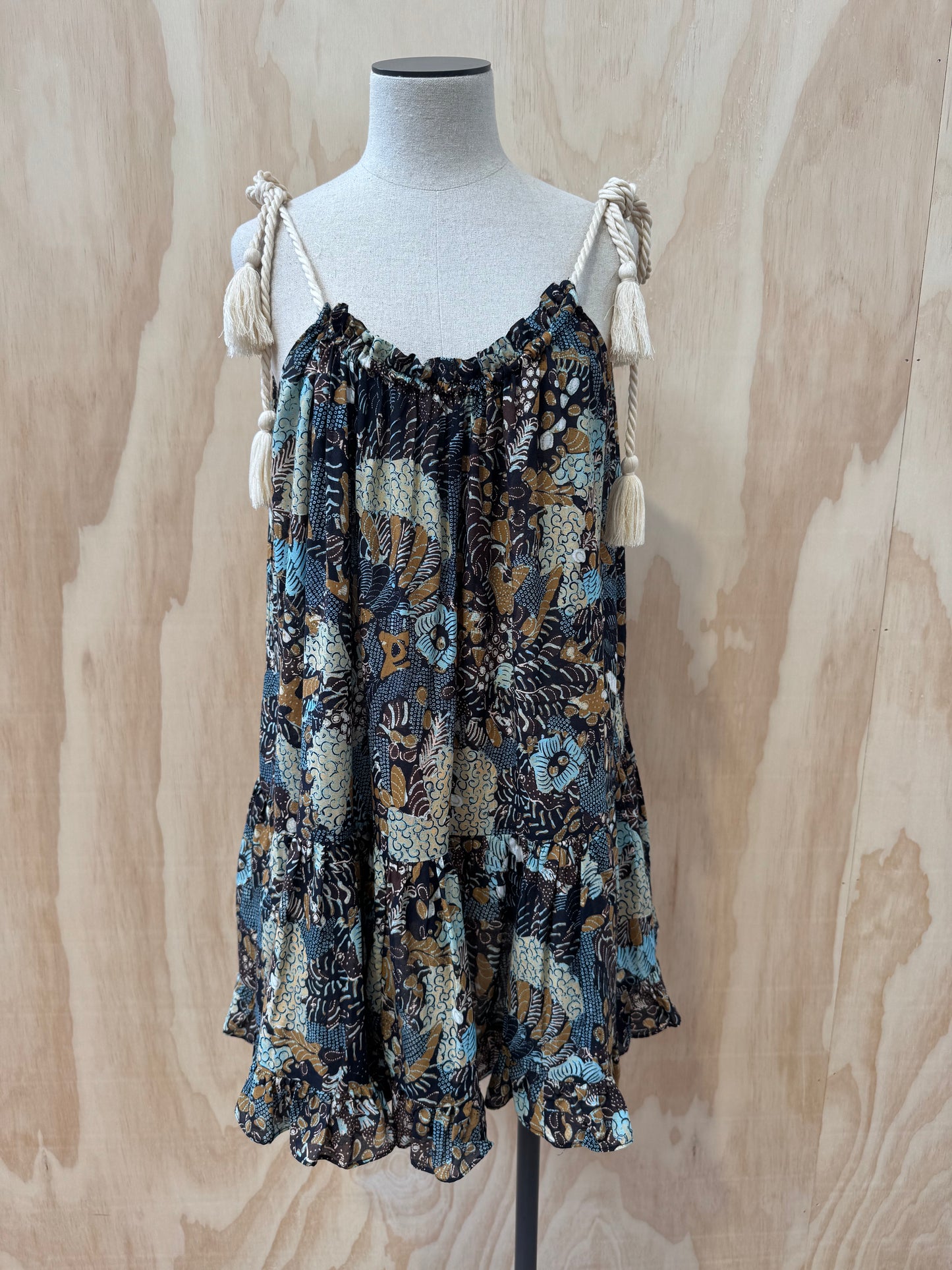 ULLA JOHNSON TRULA MINI DRESS - SIZE M