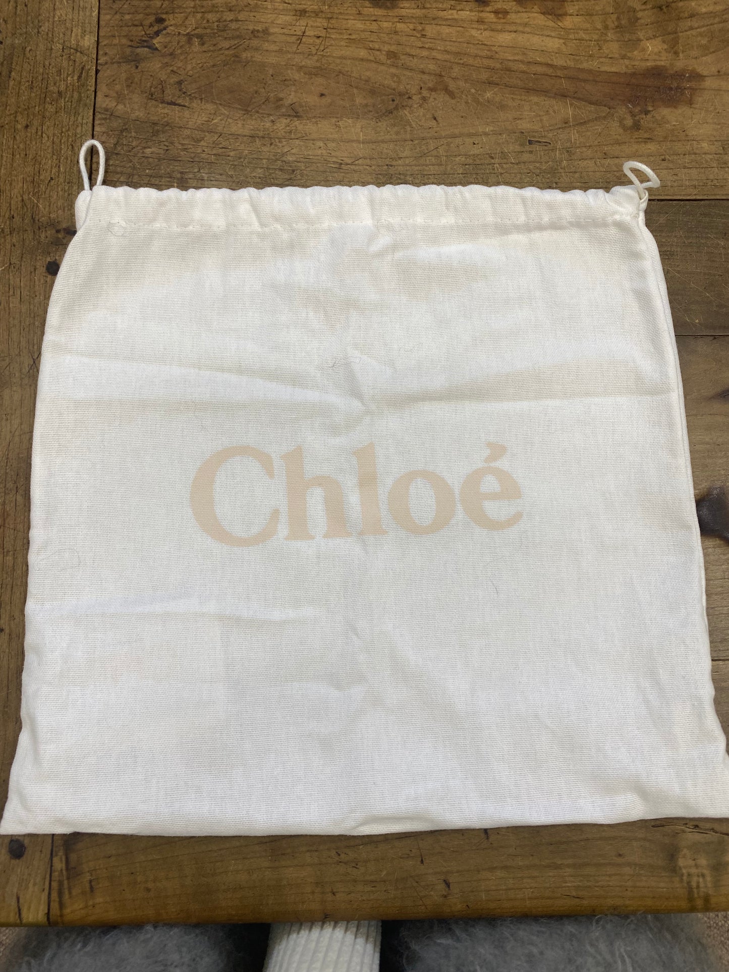 CHLOE BLACK SUEDE WHIPSTITCH HUDSON BAG