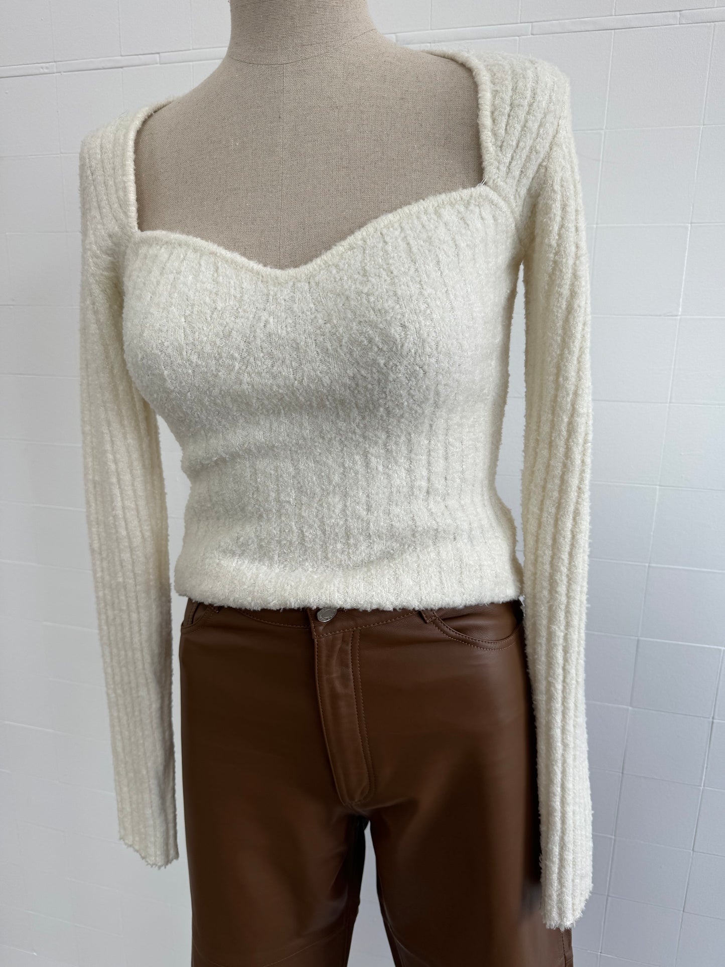 VIKTORIA & WOODS VICTORY KNIT IN IVORY - SIZE 2