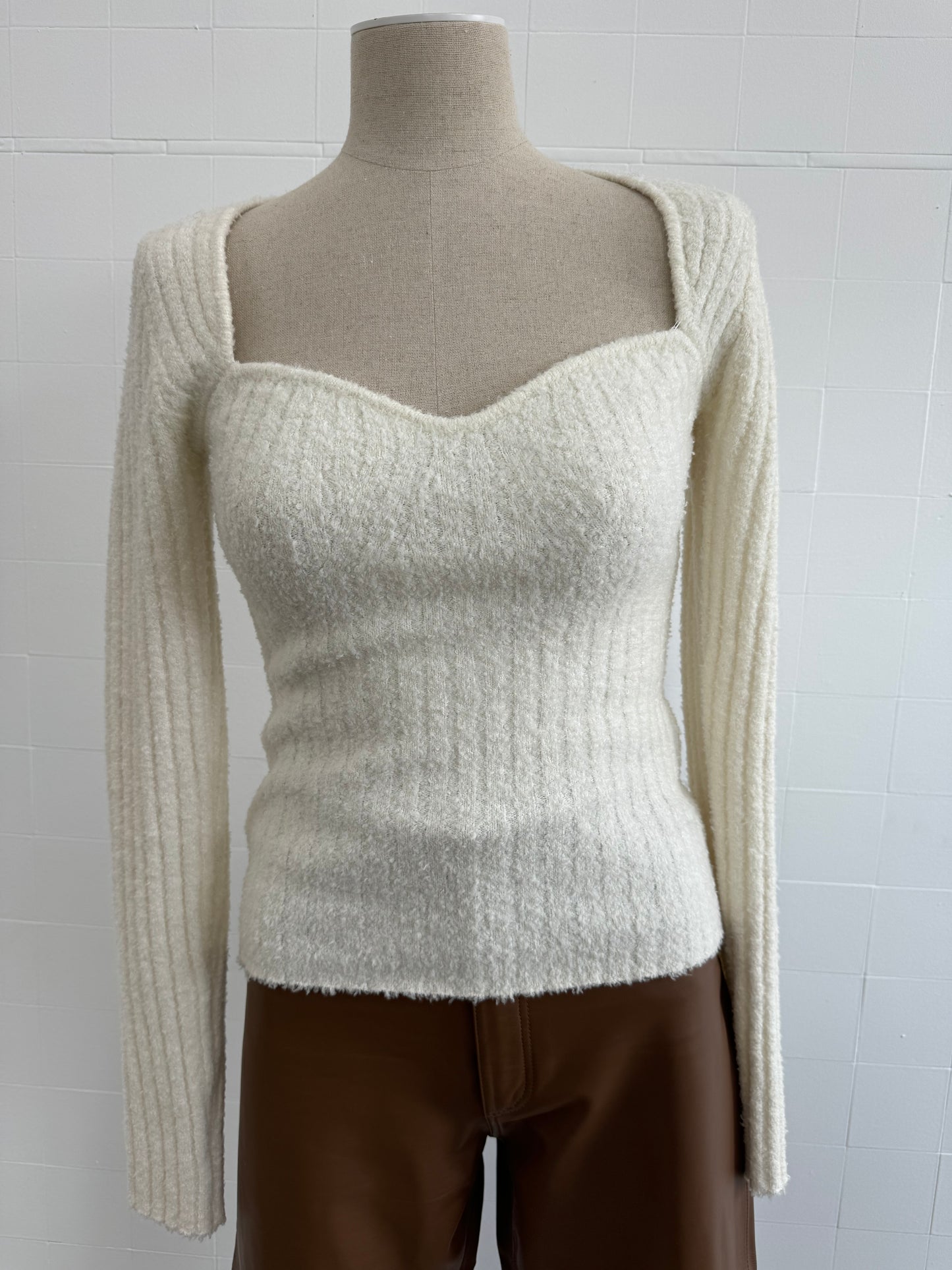 VIKTORIA & WOODS VICTORY KNIT IN IVORY - SIZE 2