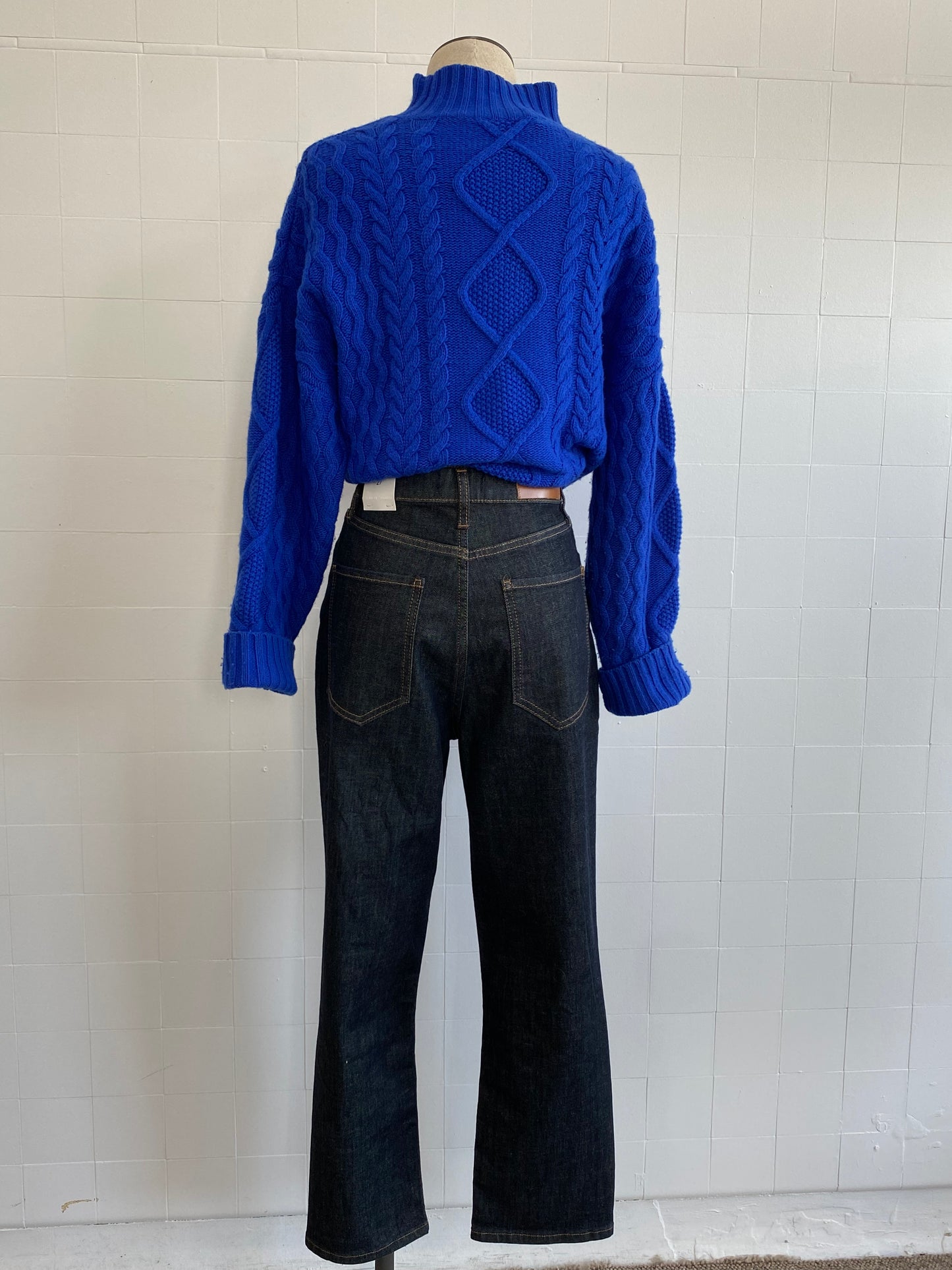 SCANLAN THEODORE HIGH RISE STRAIGHT CROP JEAN - 27