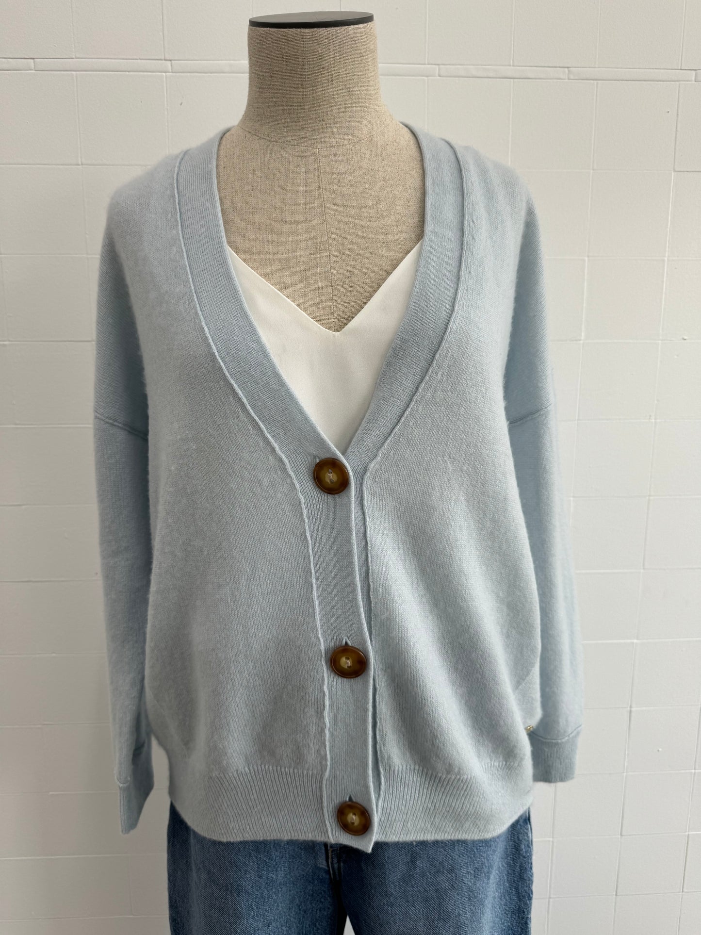 MIA FRATINO CASHERE CARDIGAN - SIZE M