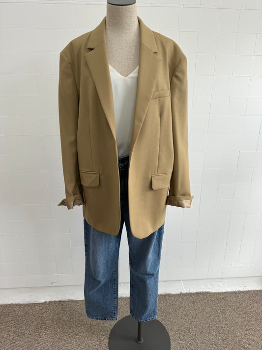 ARKET CAMEL  BLAZER - SIZE 42