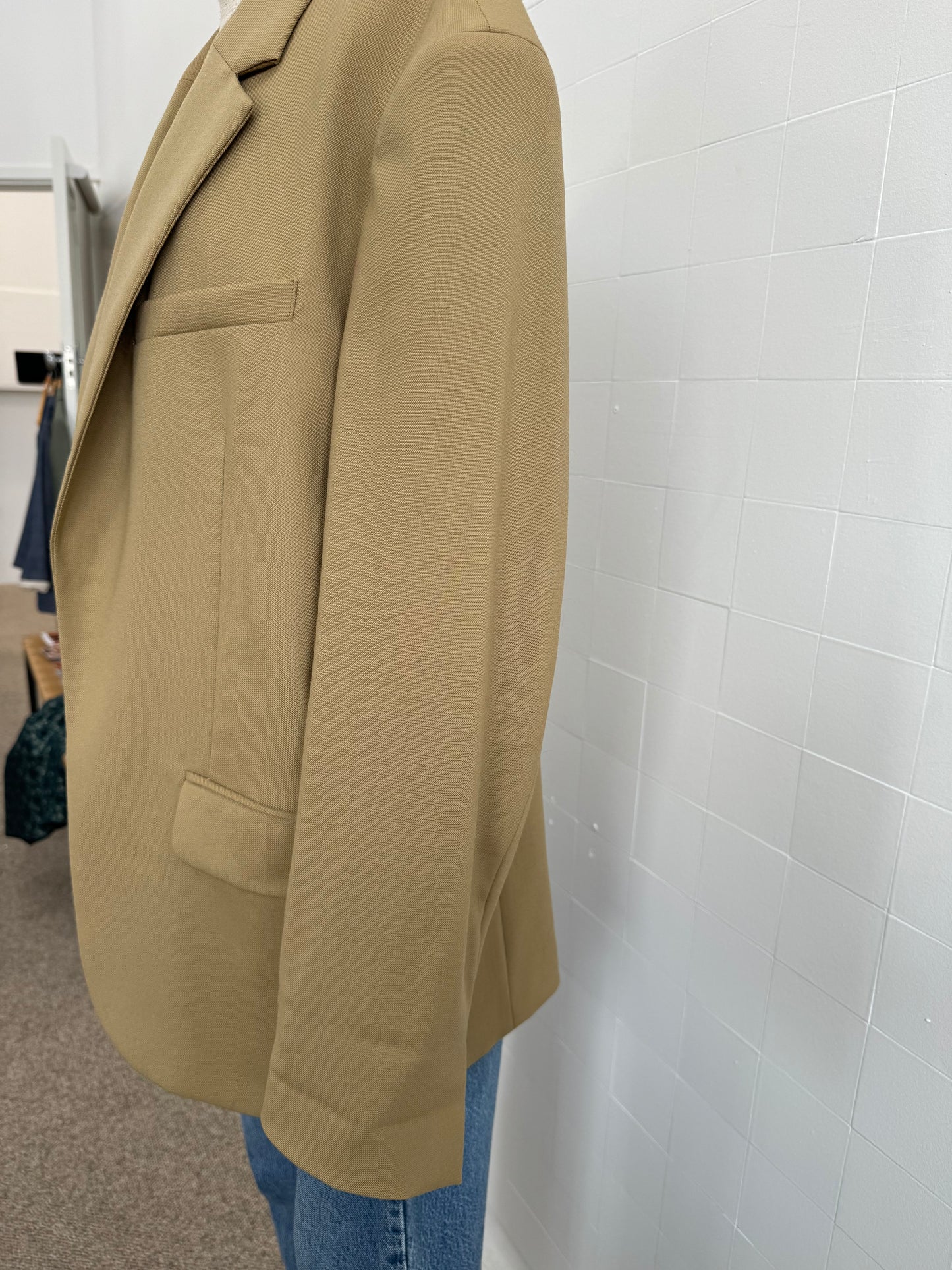 ARKET CAMEL  BLAZER - SIZE 42