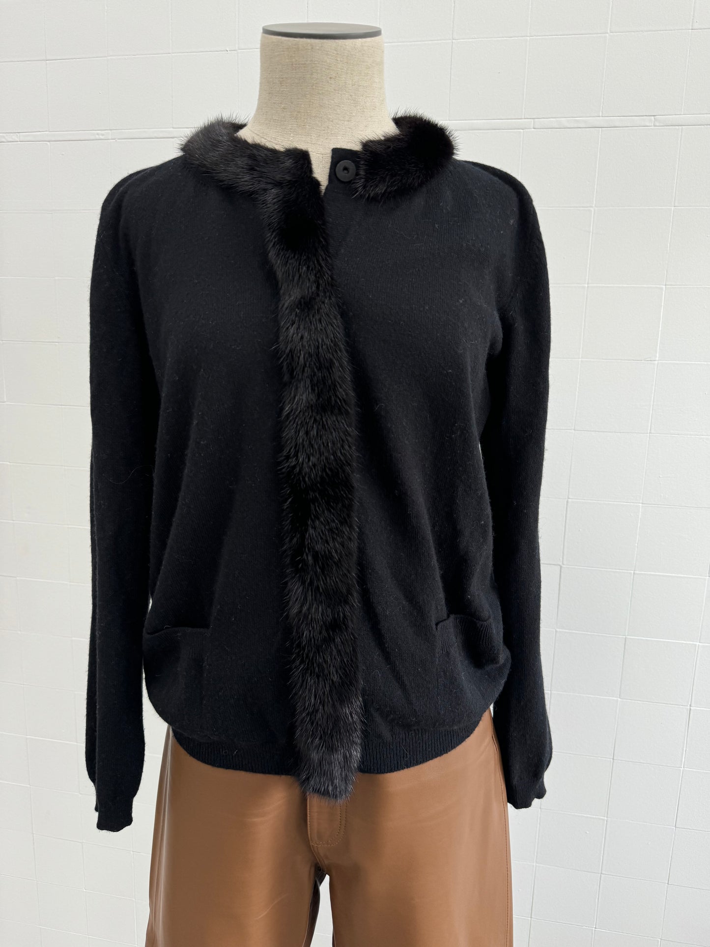 PRADA CASHMERE CARDIGAN - SIZE 44