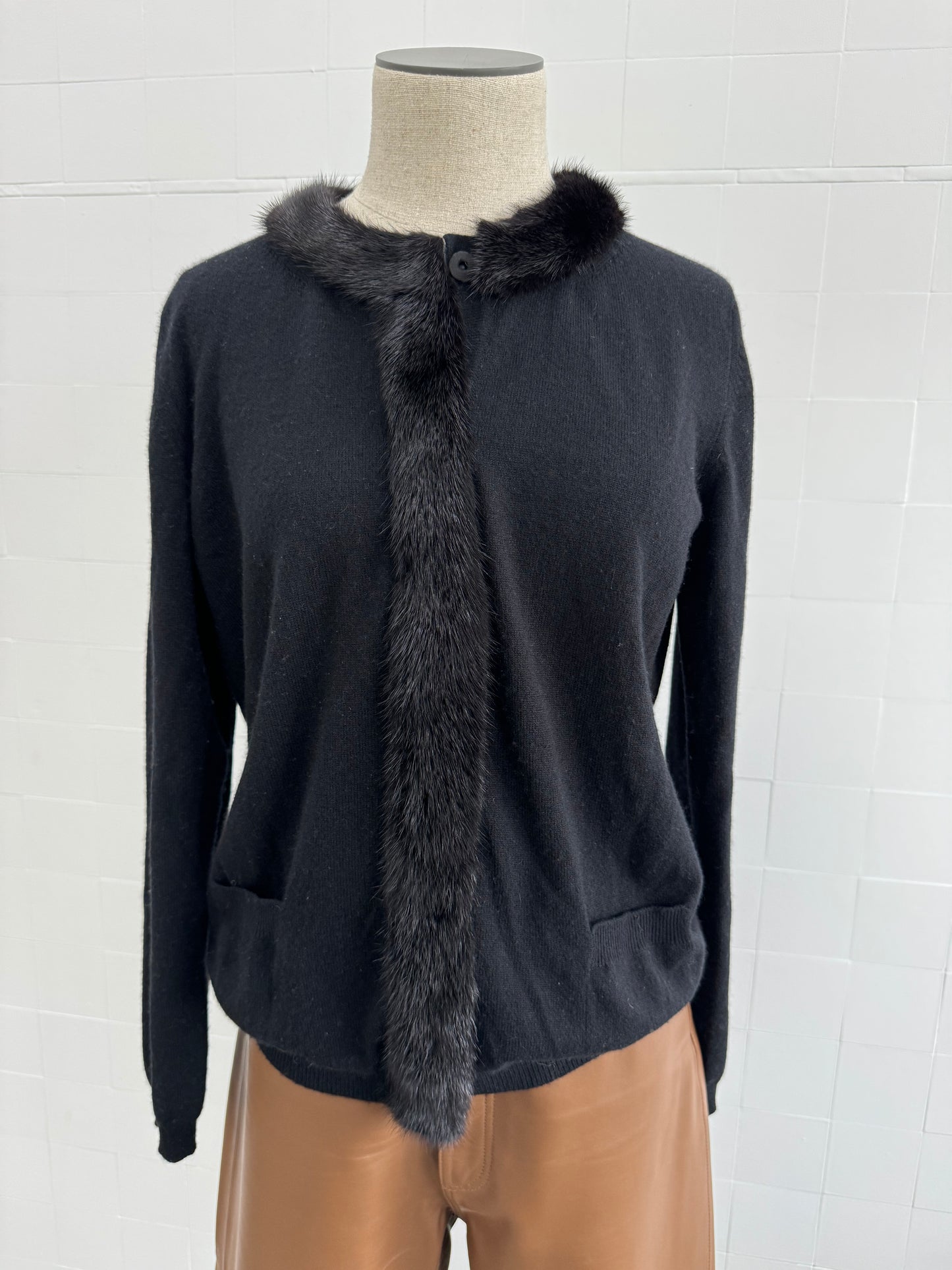 PRADA CASHMERE CARDIGAN - SIZE 44