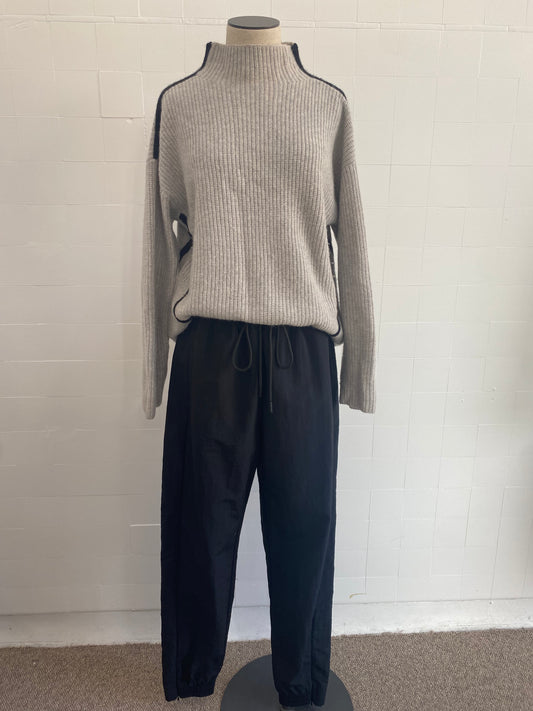 CAMILLA AND MARC JUKES BLACK TRACK PANT - SIZE 14