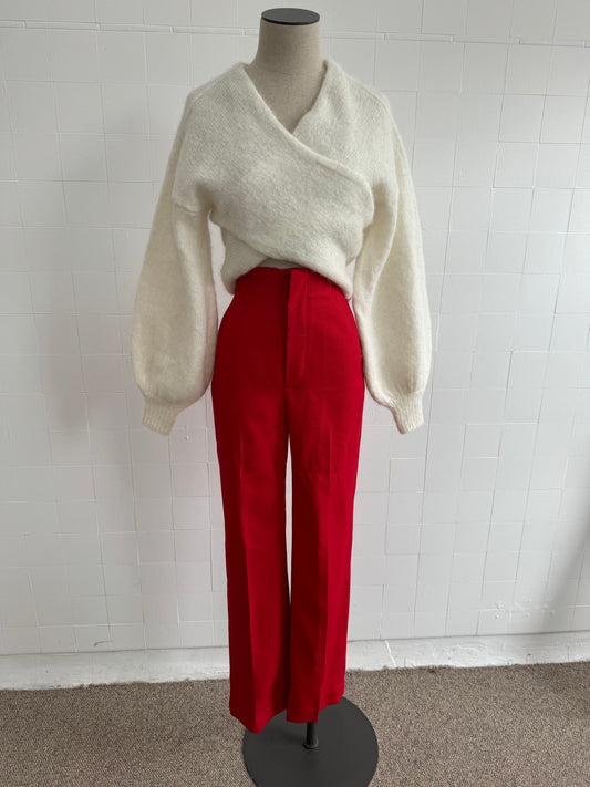 SCANLAN THEODORE RED PANTS - SIZE 6