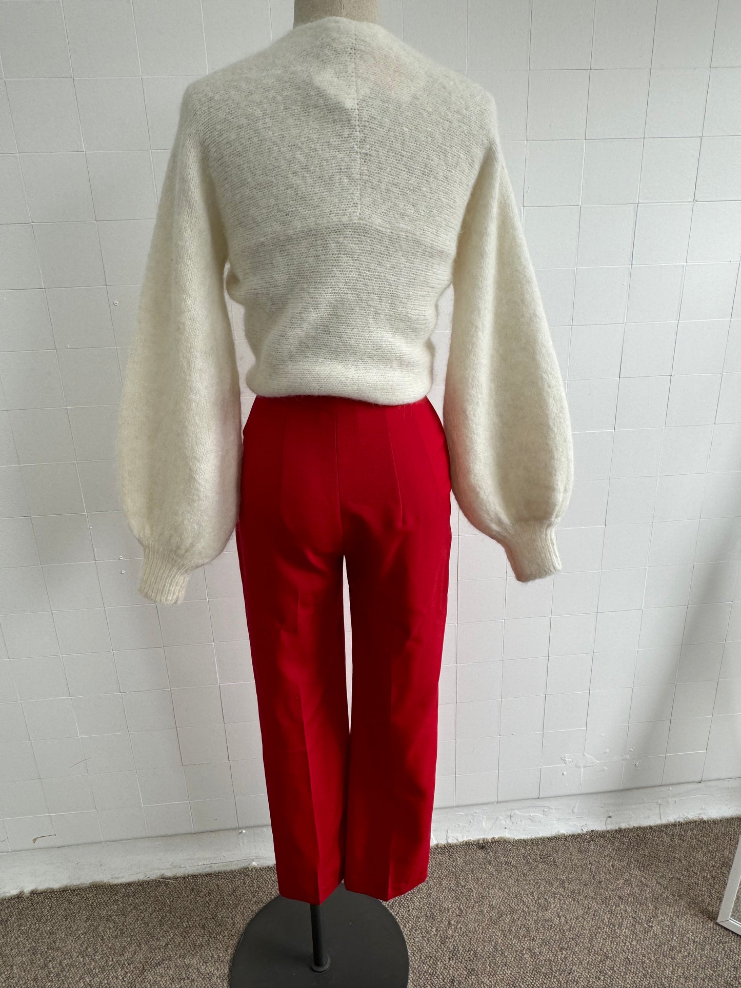 SCANLAN THEODORE RED PANTS - SIZE 6