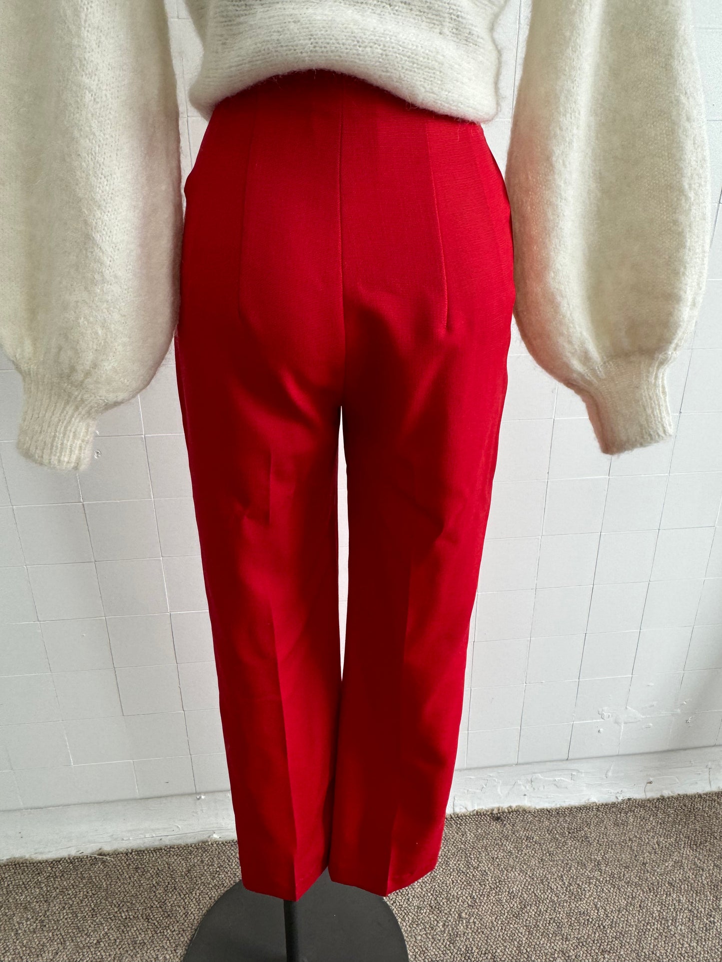 SCANLAN THEODORE RED PANTS - SIZE 6