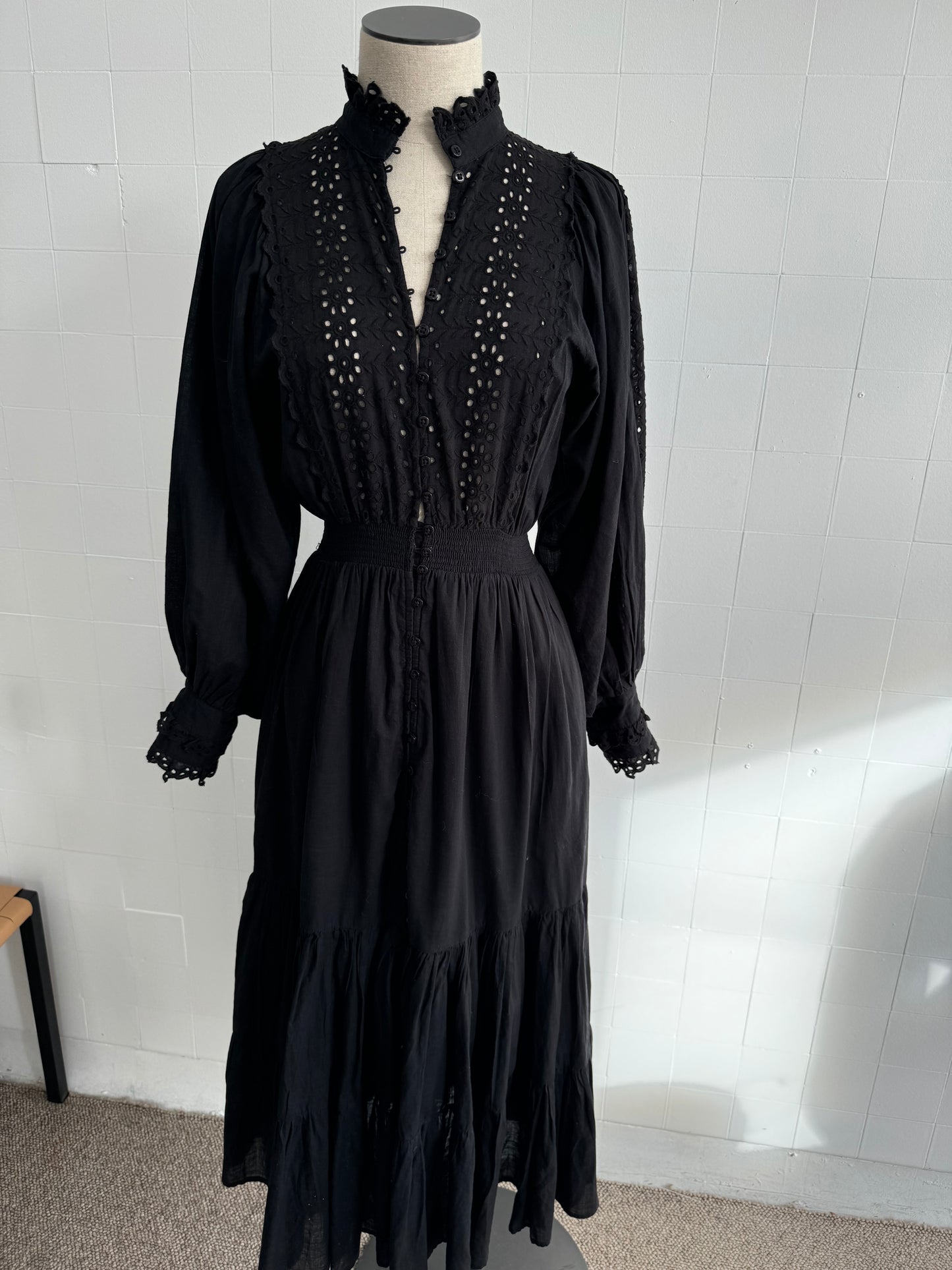 BYTIMO BLACK MAXI DRESS - SIZE XS