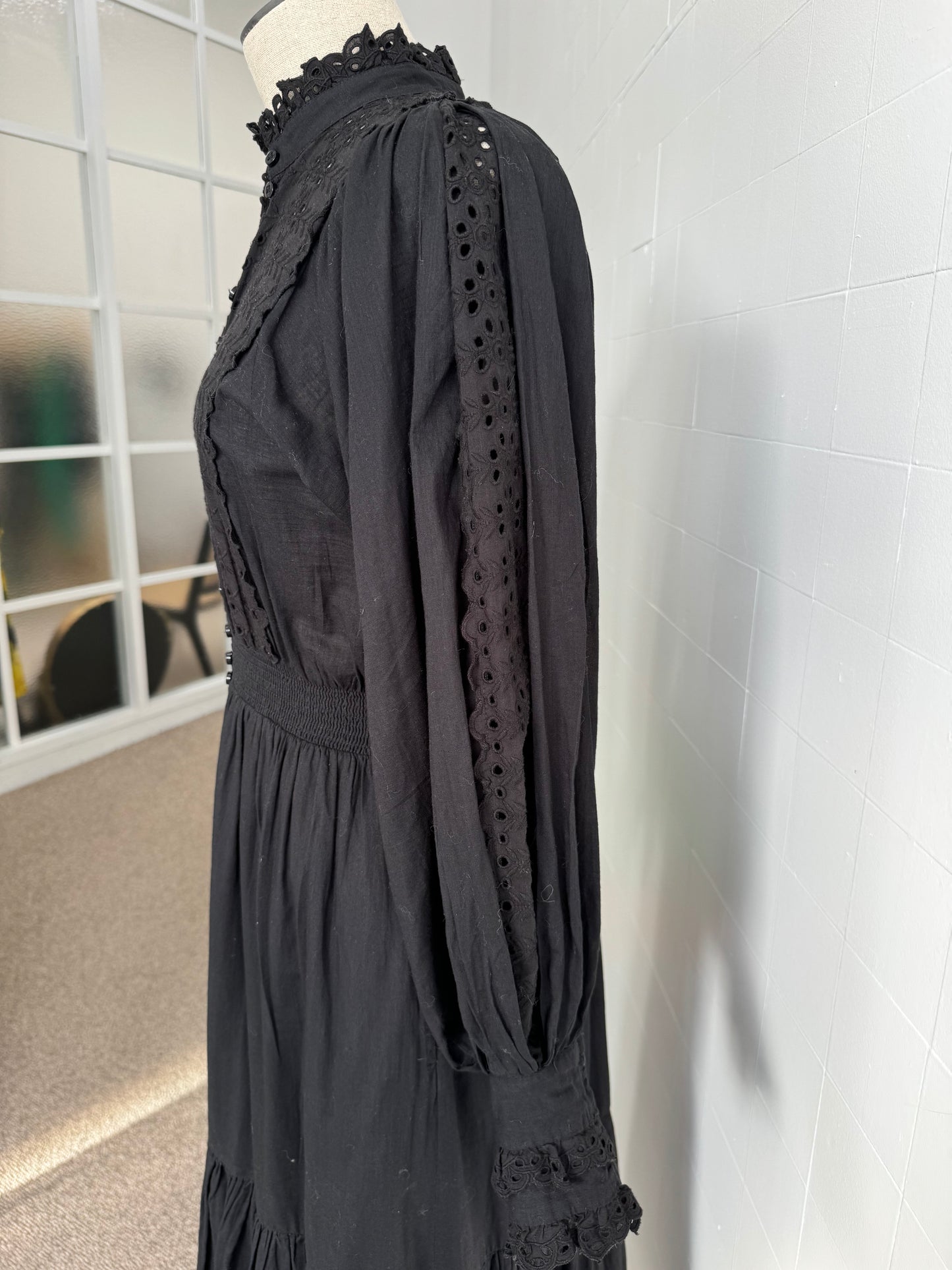 BYTIMO BLACK MAXI DRESS - SIZE XS