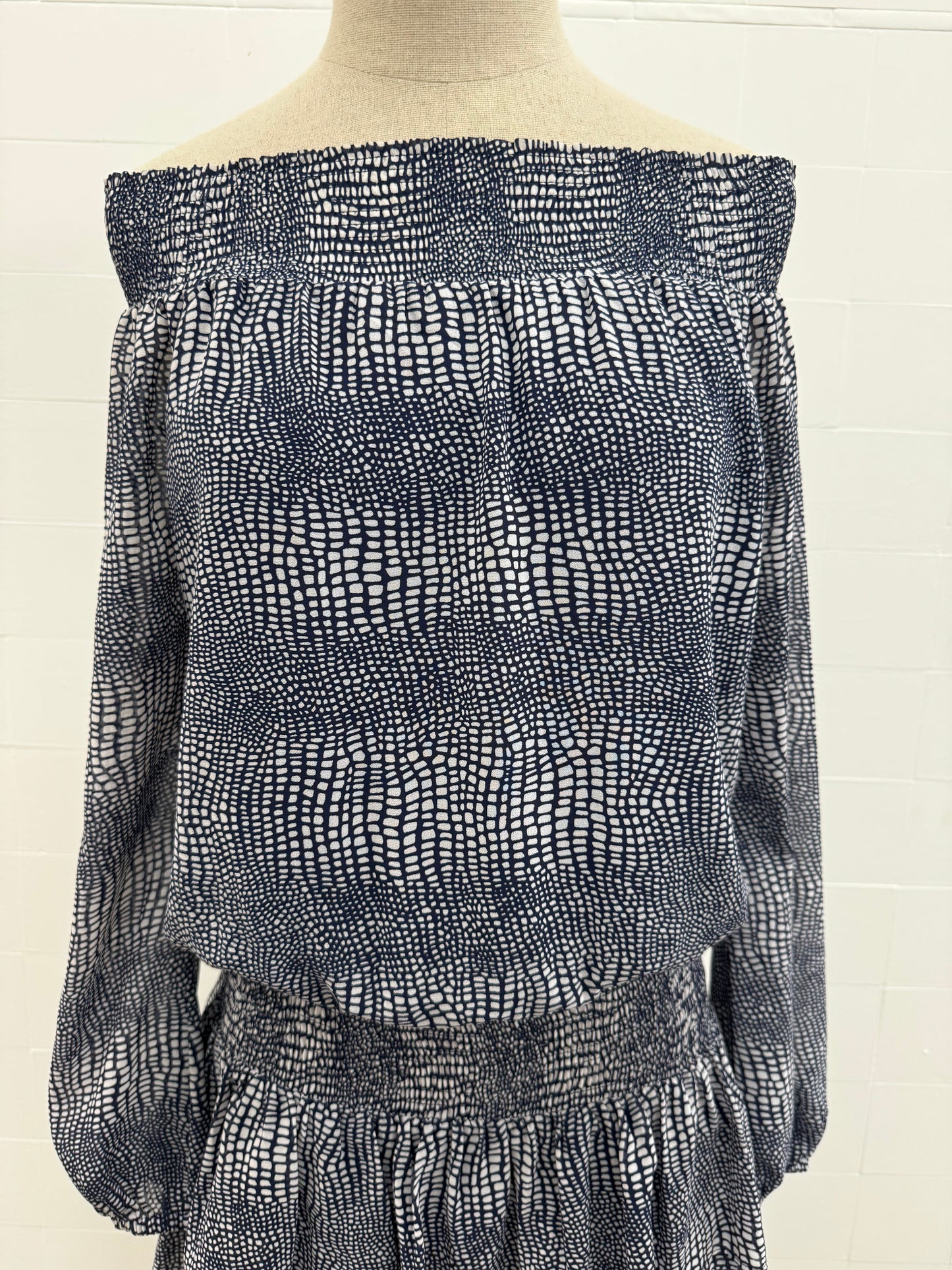 MICHAEL KORS ZEPHYR SNAKE PRINT MINI - SIZE S