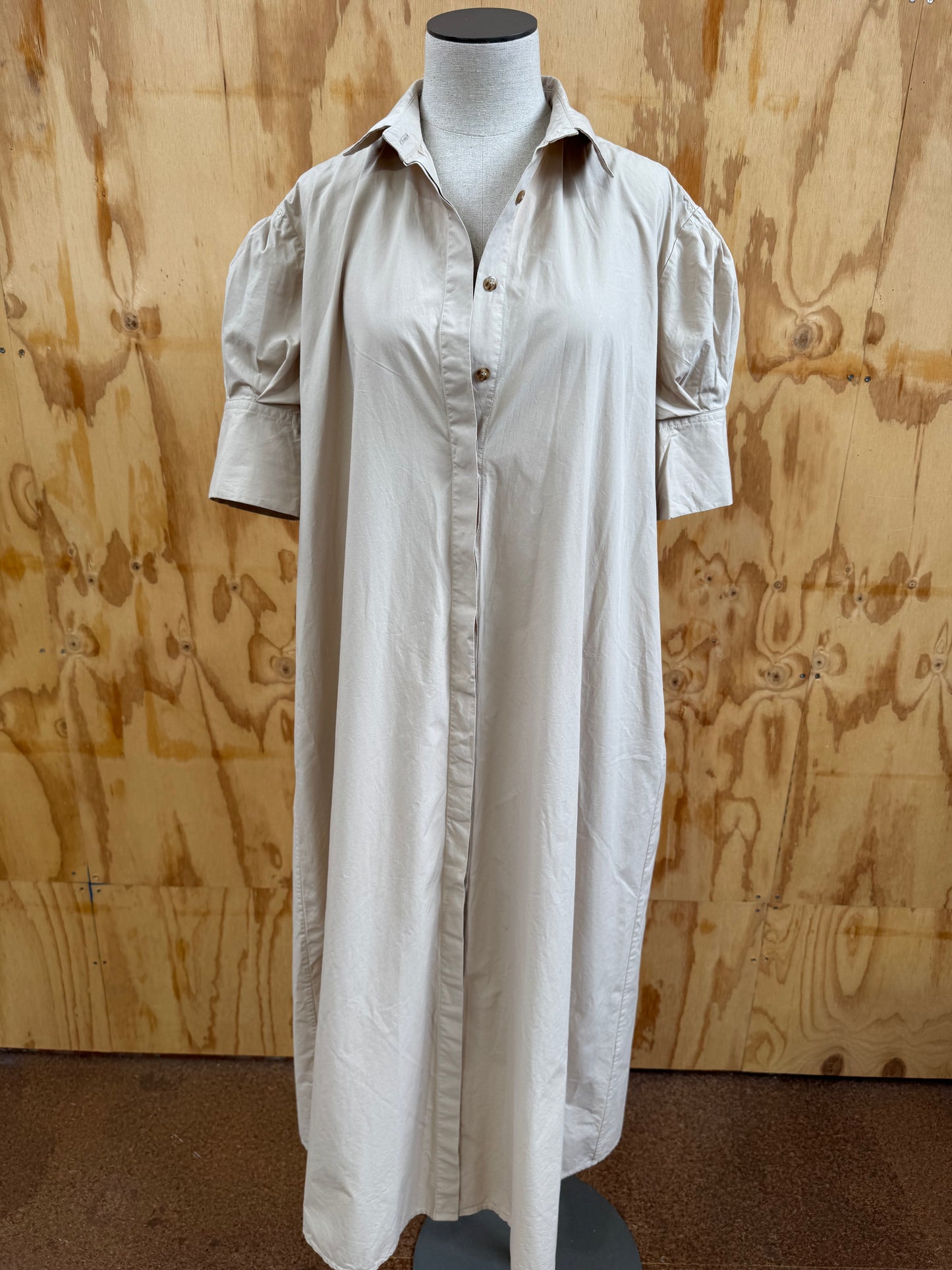 WHITE STORY CORSO SHIRT DRESS - SIZE 10