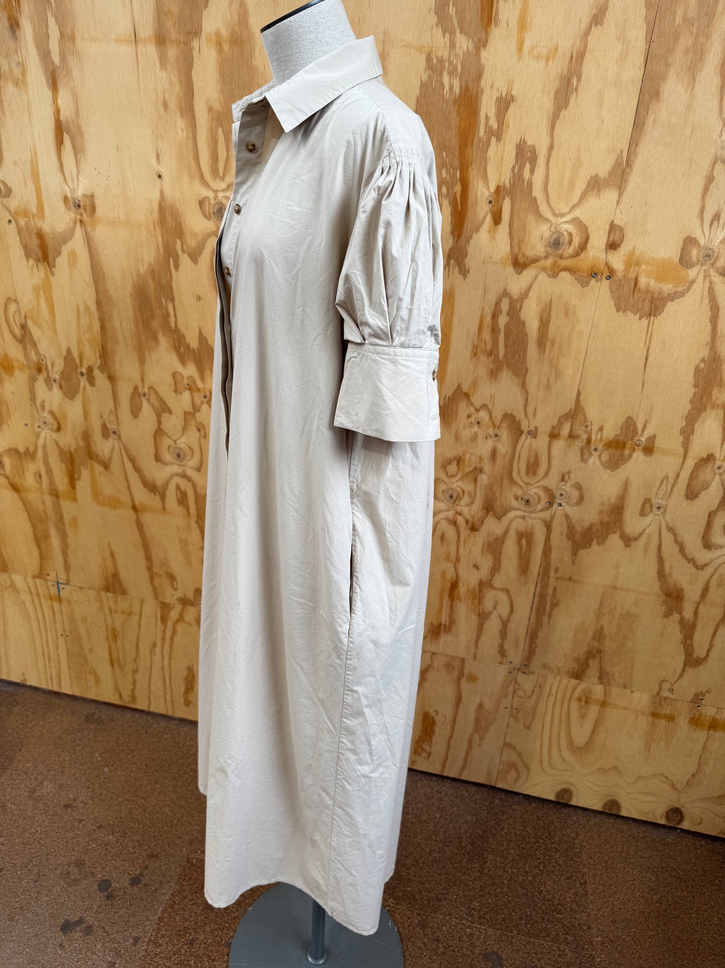 WHITE STORY CORSO SHIRT DRESS - SIZE 10