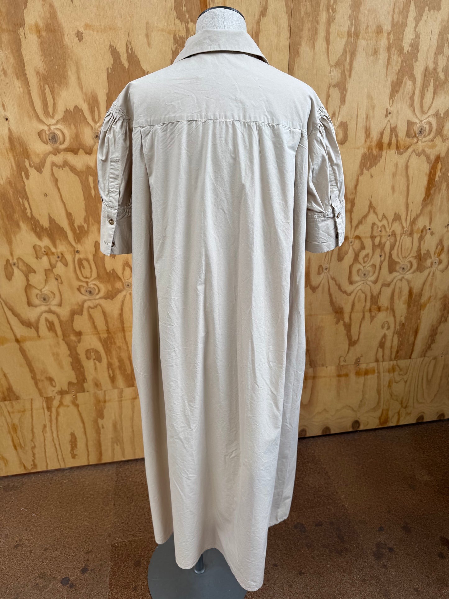 WHITE STORY CORSO SHIRT DRESS - SIZE 10