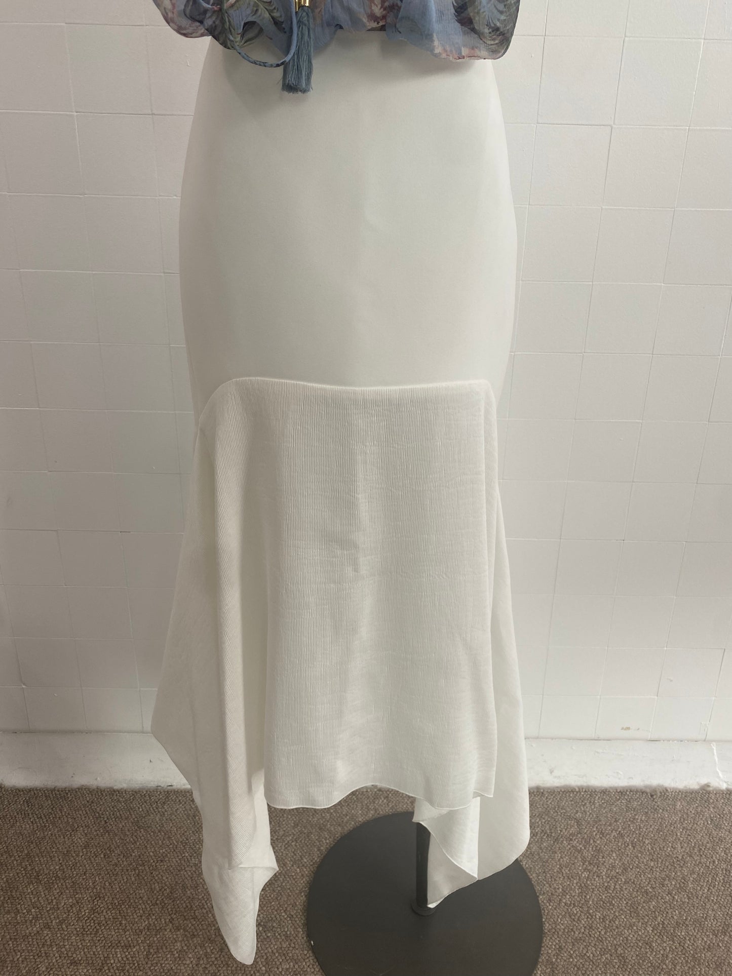 MATICEVSKI ASYMMETRICAL MIDI SKIRT - SIZE 10