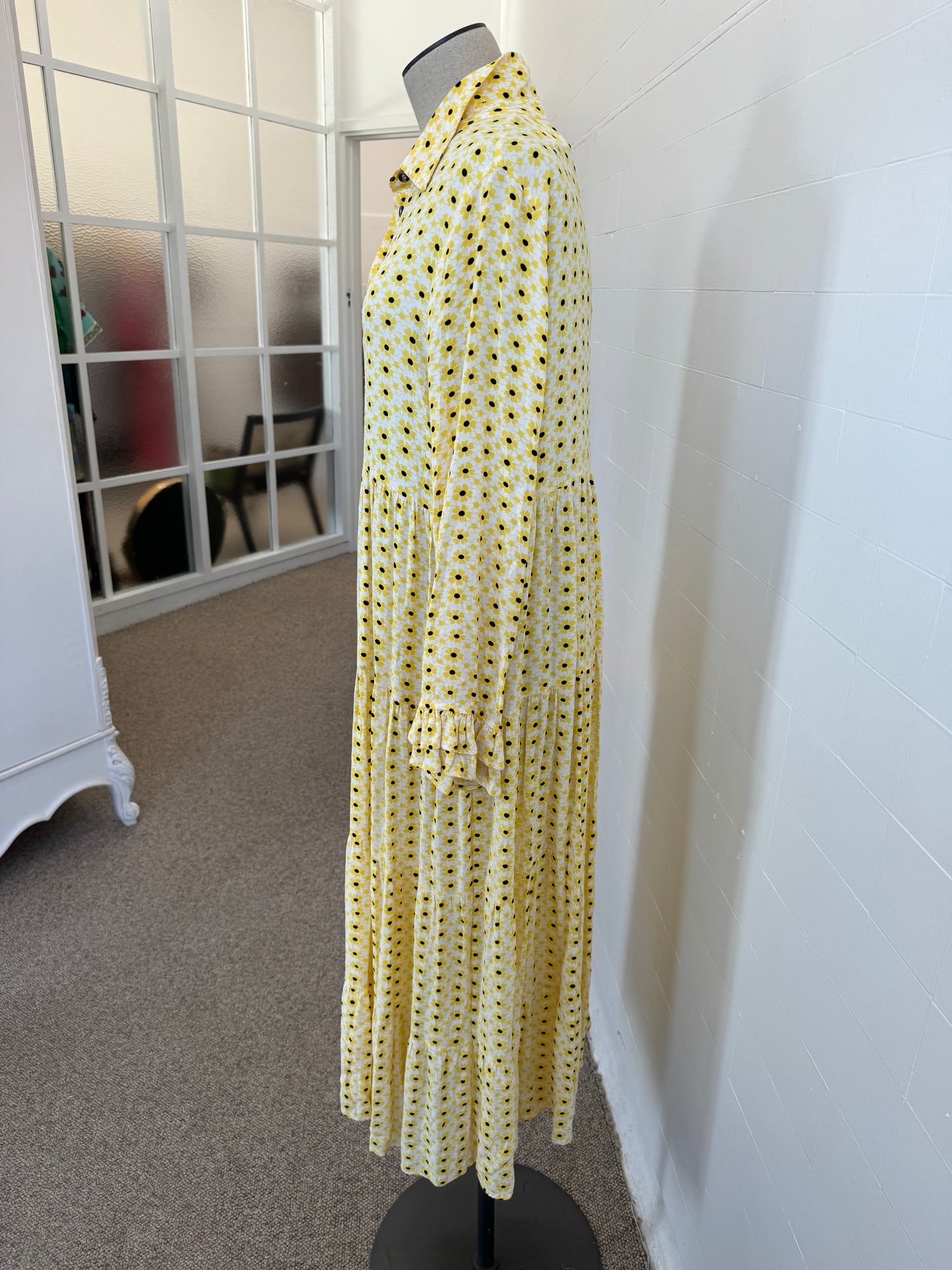 GANNI MAXI DRESS - SIZE 38