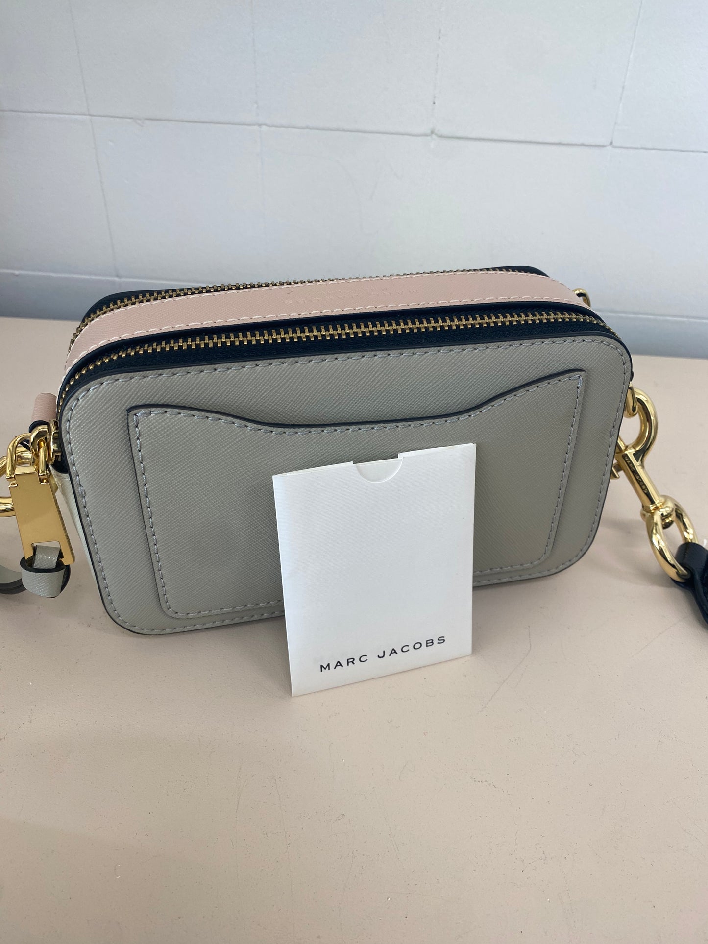 MARC JACOBS SNAPSHOT LEATHER CROSSBODY BAG