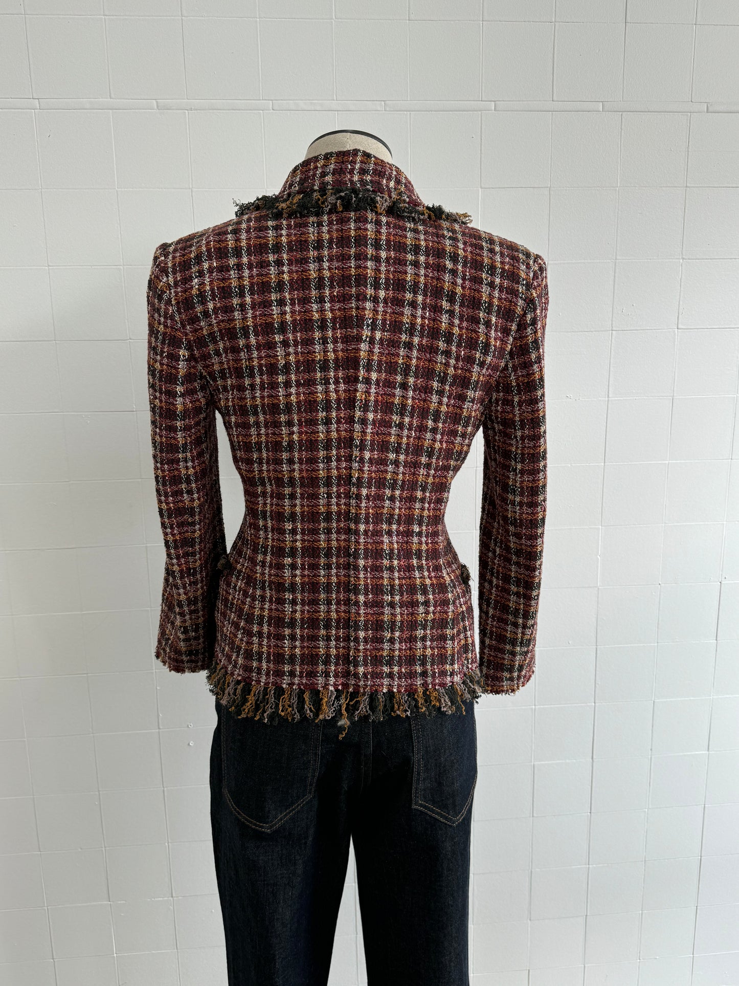 ISABEL MARANT NICOLE TWEED BLAZER - SIZE 36