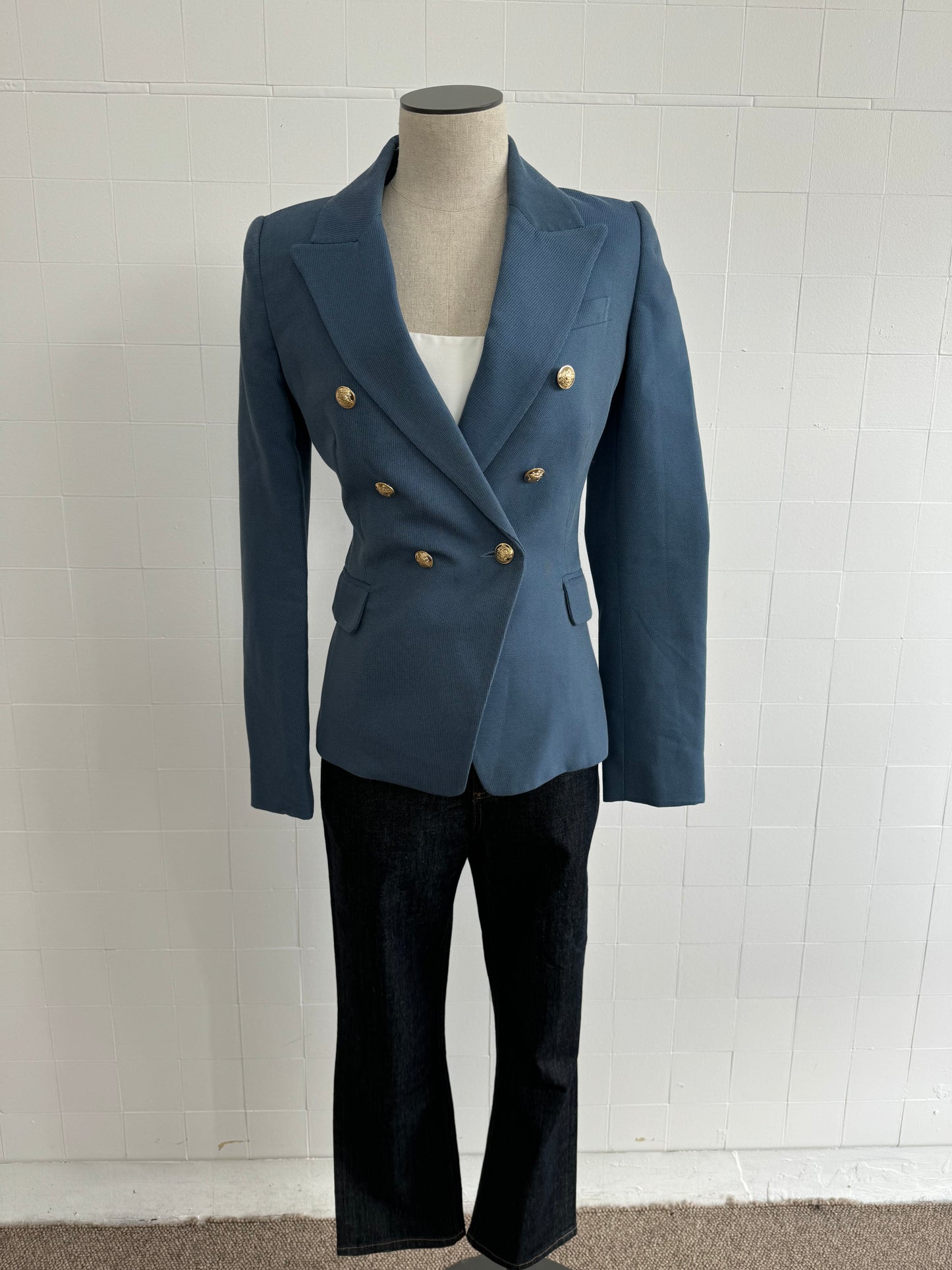 CAMILLA AND MARC DIMMER BLAZER BLUE - SIZE 8