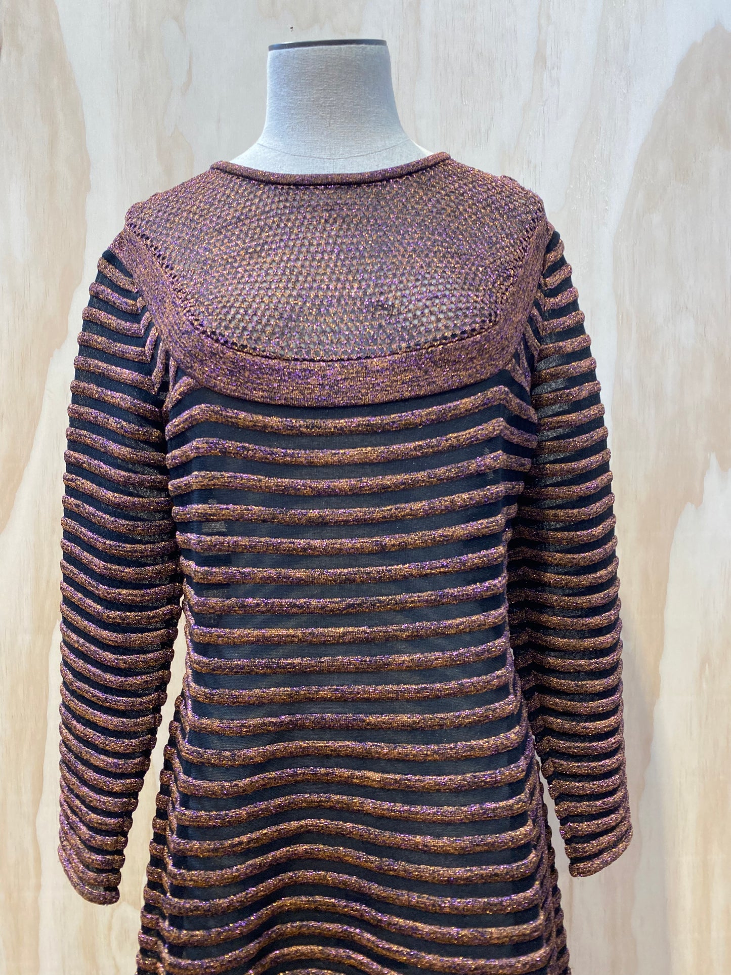 MISSONI KNIT DRESS - SIZE 48 (14-16)