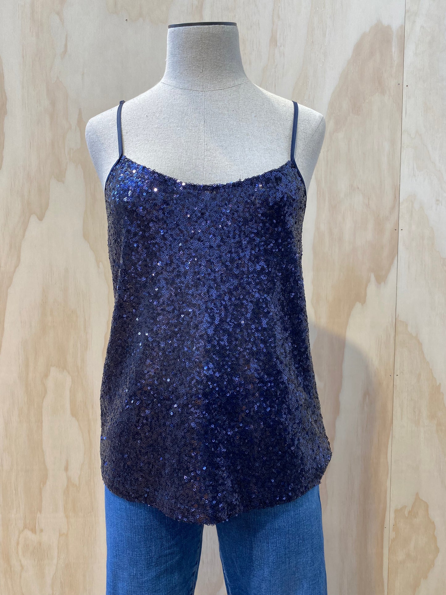 JOEY THE LABEL SEQUIN CAMI - SIZE 8