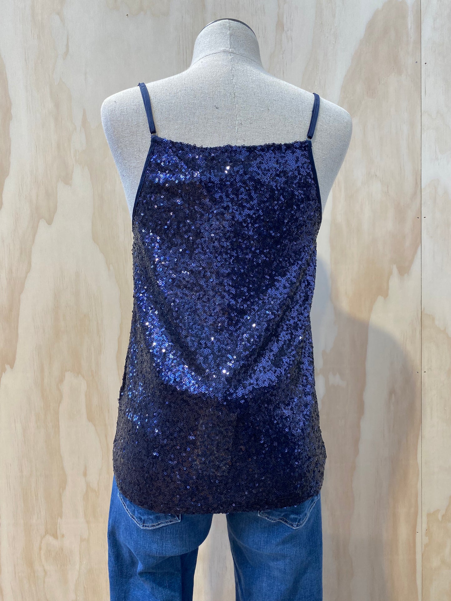 JOEY THE LABEL SEQUIN CAMI - SIZE 8