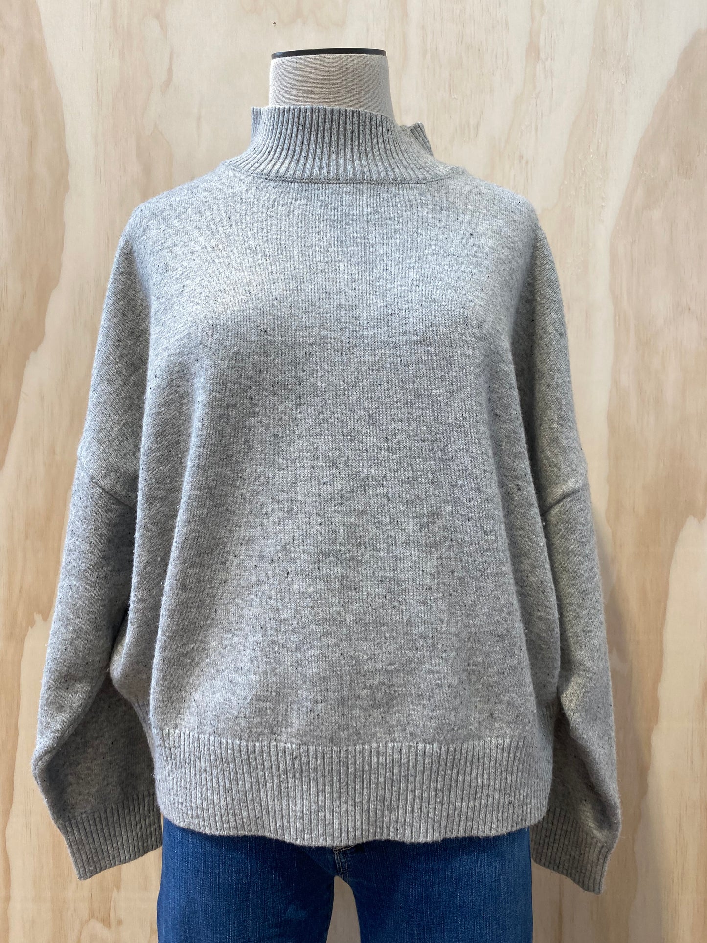 VIKTORIA & WOODS GREY MARLE JUMPER - SIZE 1