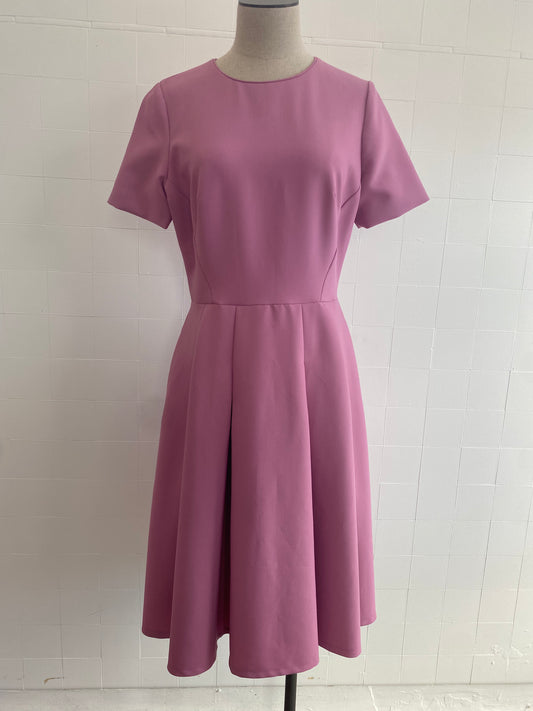 MOSS AND SPY NINA MIDI DRESS IN ROSE - SIZE 12