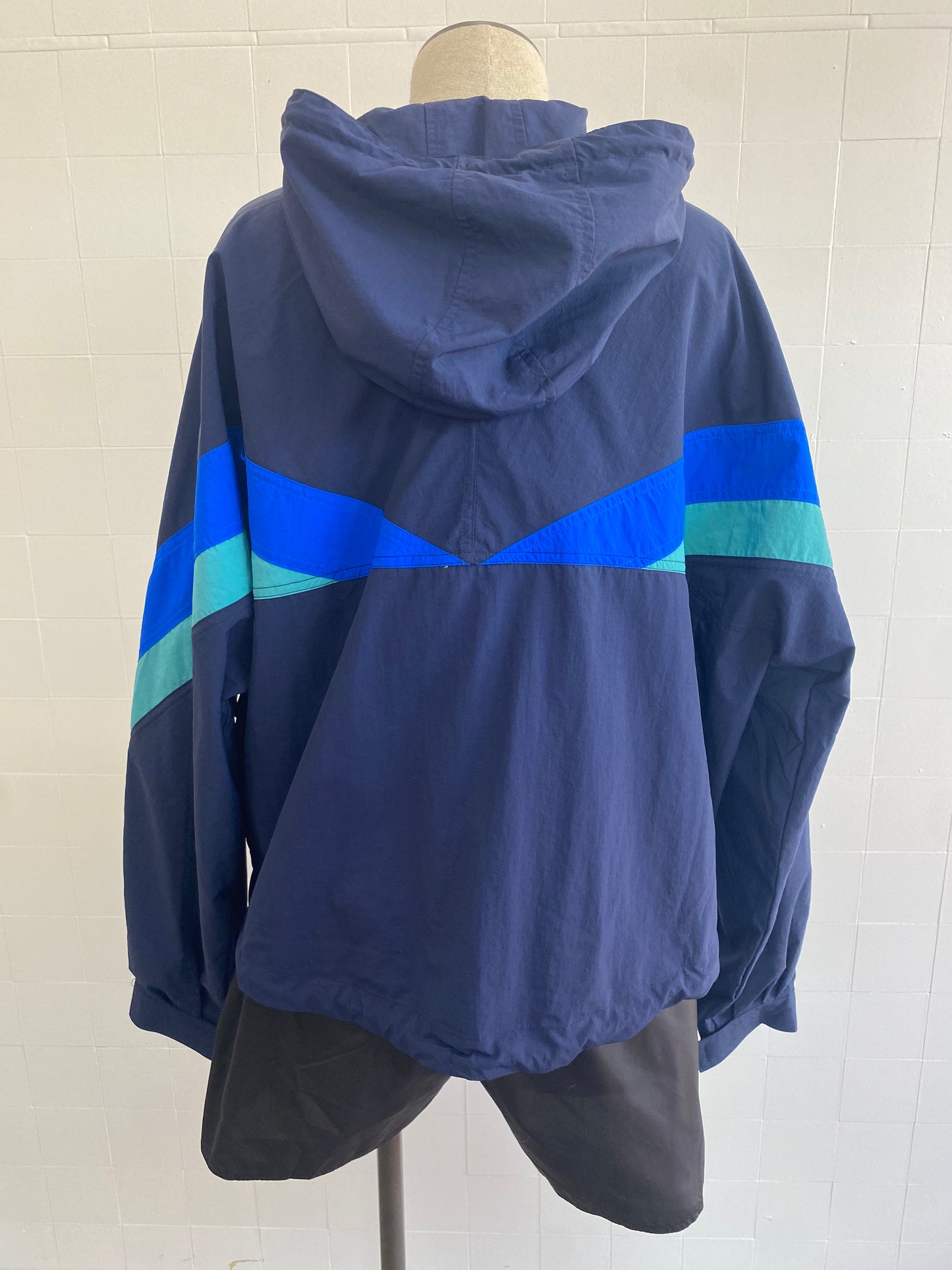 PE NATION NAVY ELECTRIC EYE JACKET. -SIZE M