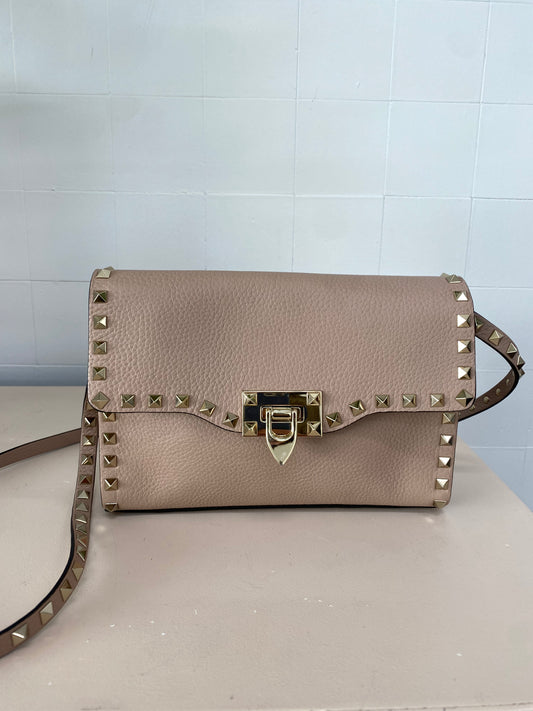 VALENTINO ROCKSTUD PINK CROSSBODY BAG