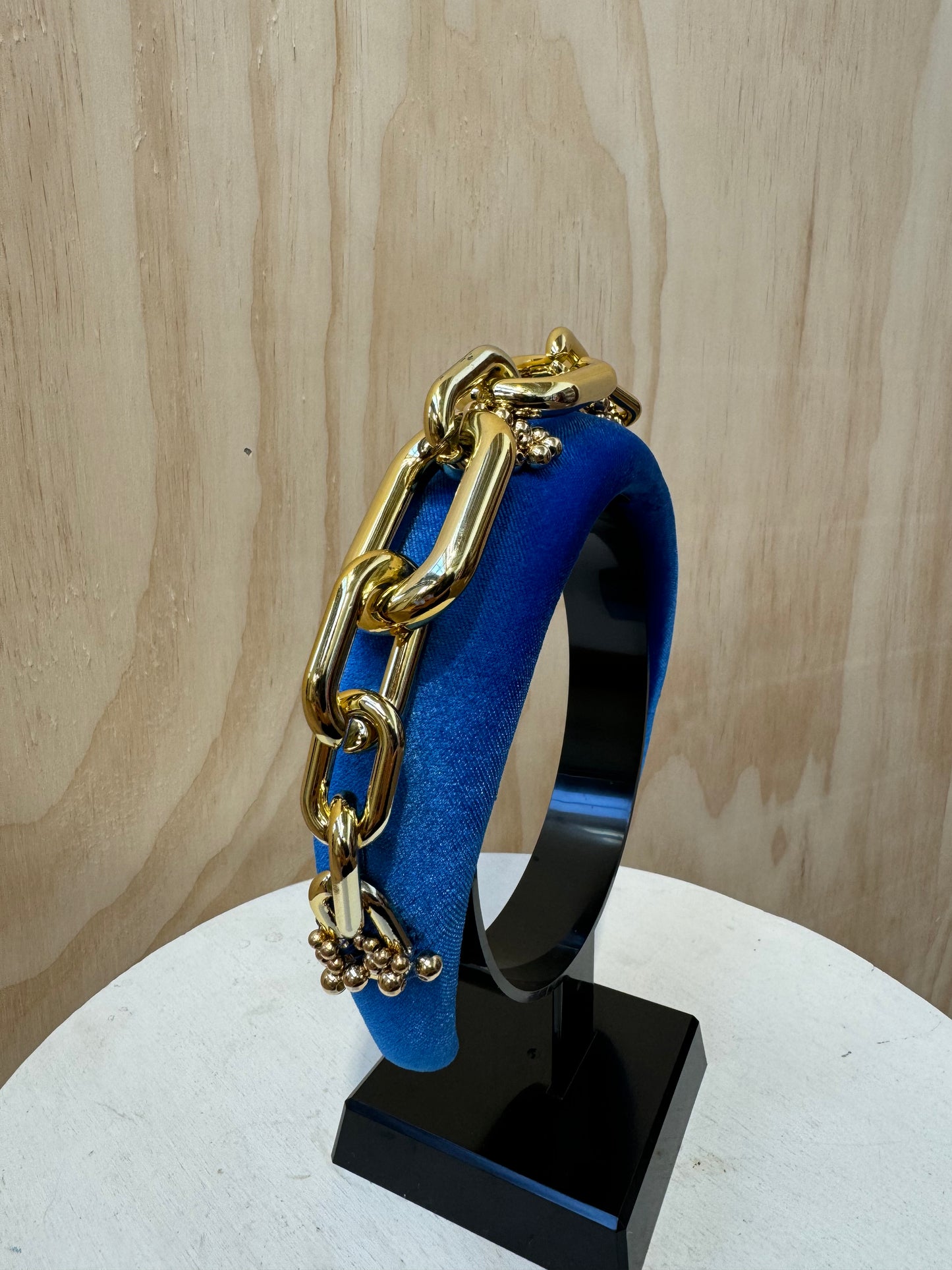 BLUE AND GOLD HEAD PIECE