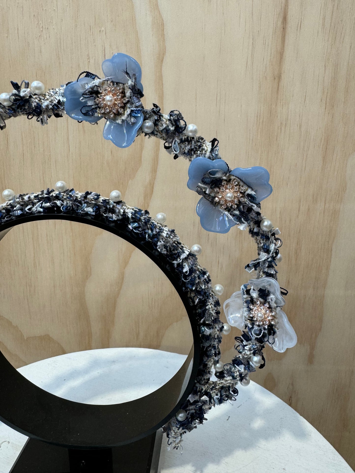 BLUE TIERED HEAD PIECE