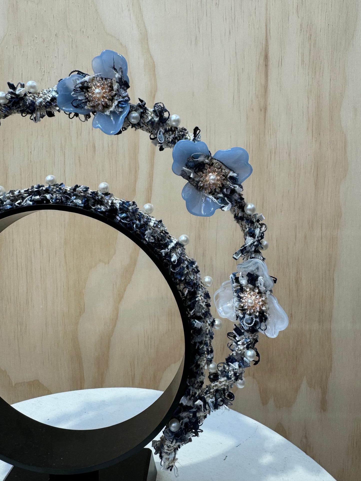 BLUE TIERED HEAD PIECE