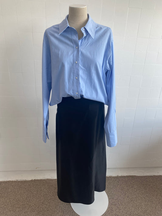 CAMILLA AND MARC POWDER BLUE OVERSIZED SHIRT - SIZE 14