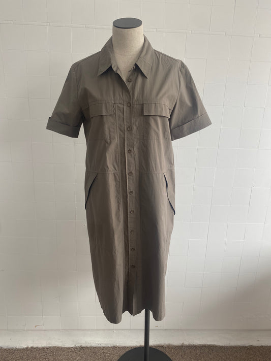 LEE MATHEWS STONE PERRIN SHIRT DRESS - SIZE 2