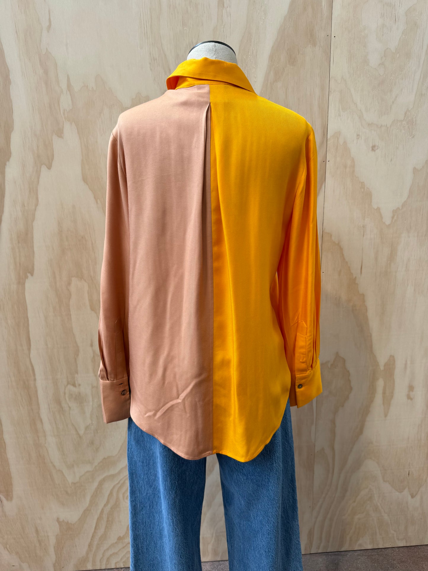 ACLER COLOUR BLOCK SHIRT - SIZE 6