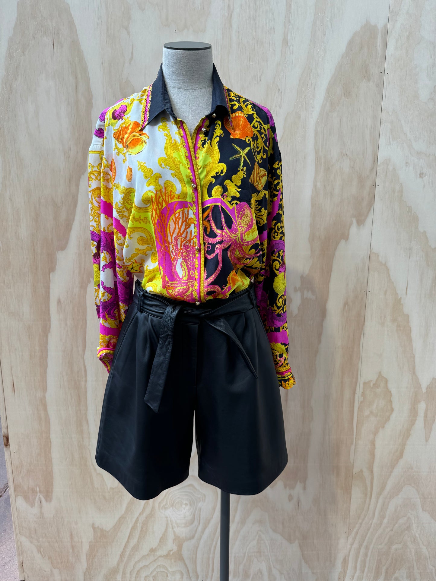 CAMILLA SILK SHIRT - SIZE XS