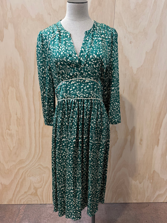 BASH GREEN LADY MAXI DRESS - SIZE 3