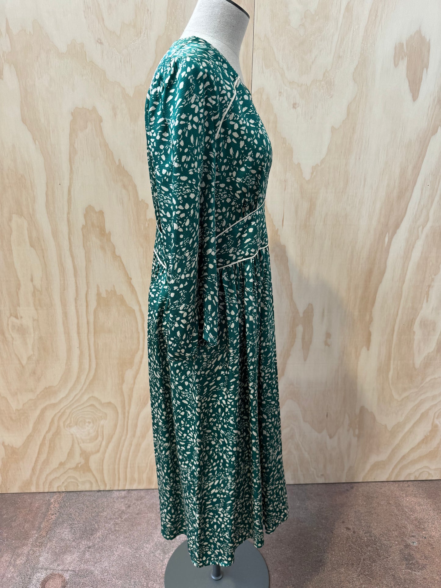 BASH GREEN LADY MAXI DRESS - SIZE 3