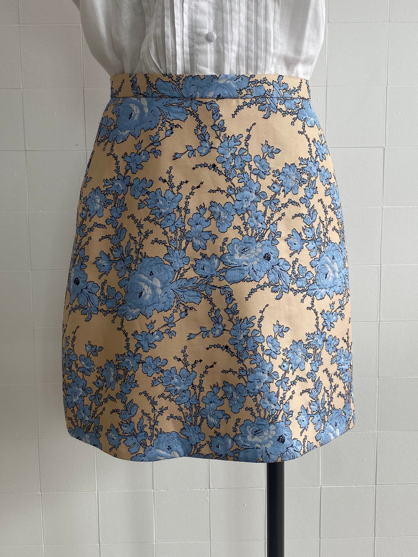 ZIMMERMANN FLORAL A LINE MINI SKIRT - SIZE 2