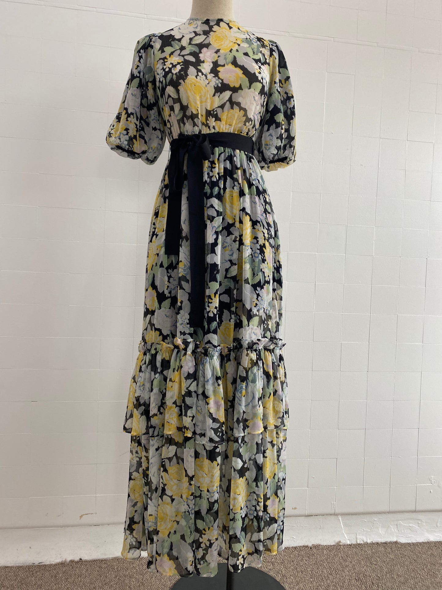 BY TIMO FLORAL MAXI DRESS - SIZE S