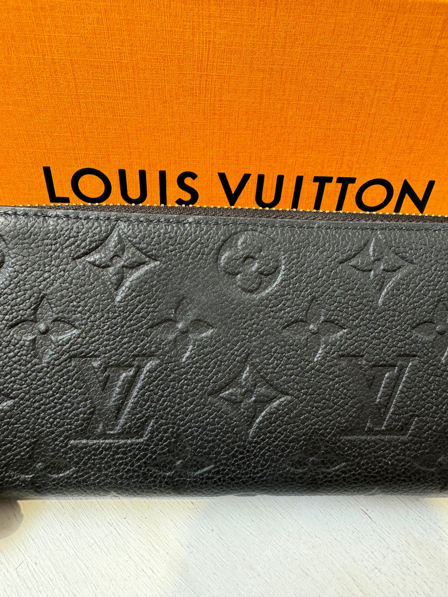 LOUIS VUITTON BLACK CLEMENCE WALLET