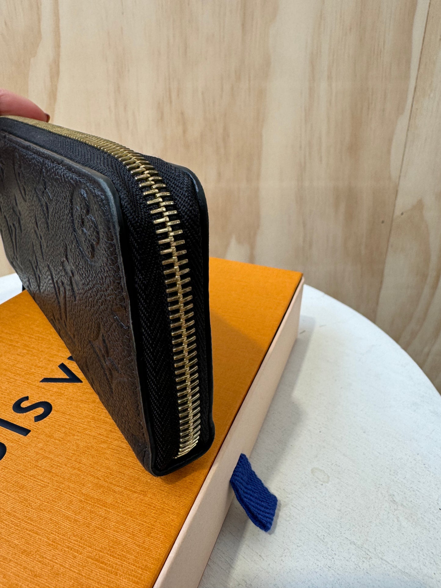 LOUIS VUITTON BLACK CLEMENCE WALLET