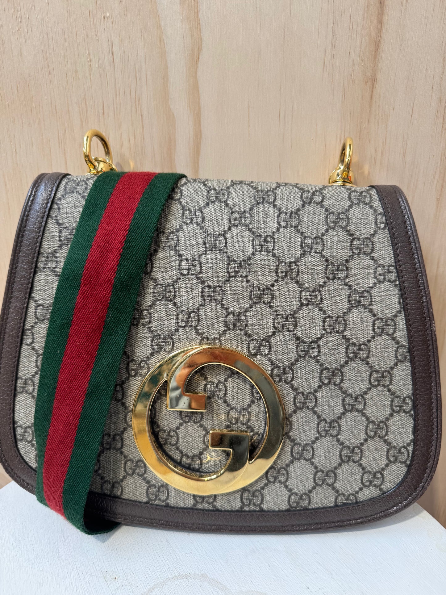 GUCCI BLONDIE CROSSBODY FLAP BAG - MEDIUM