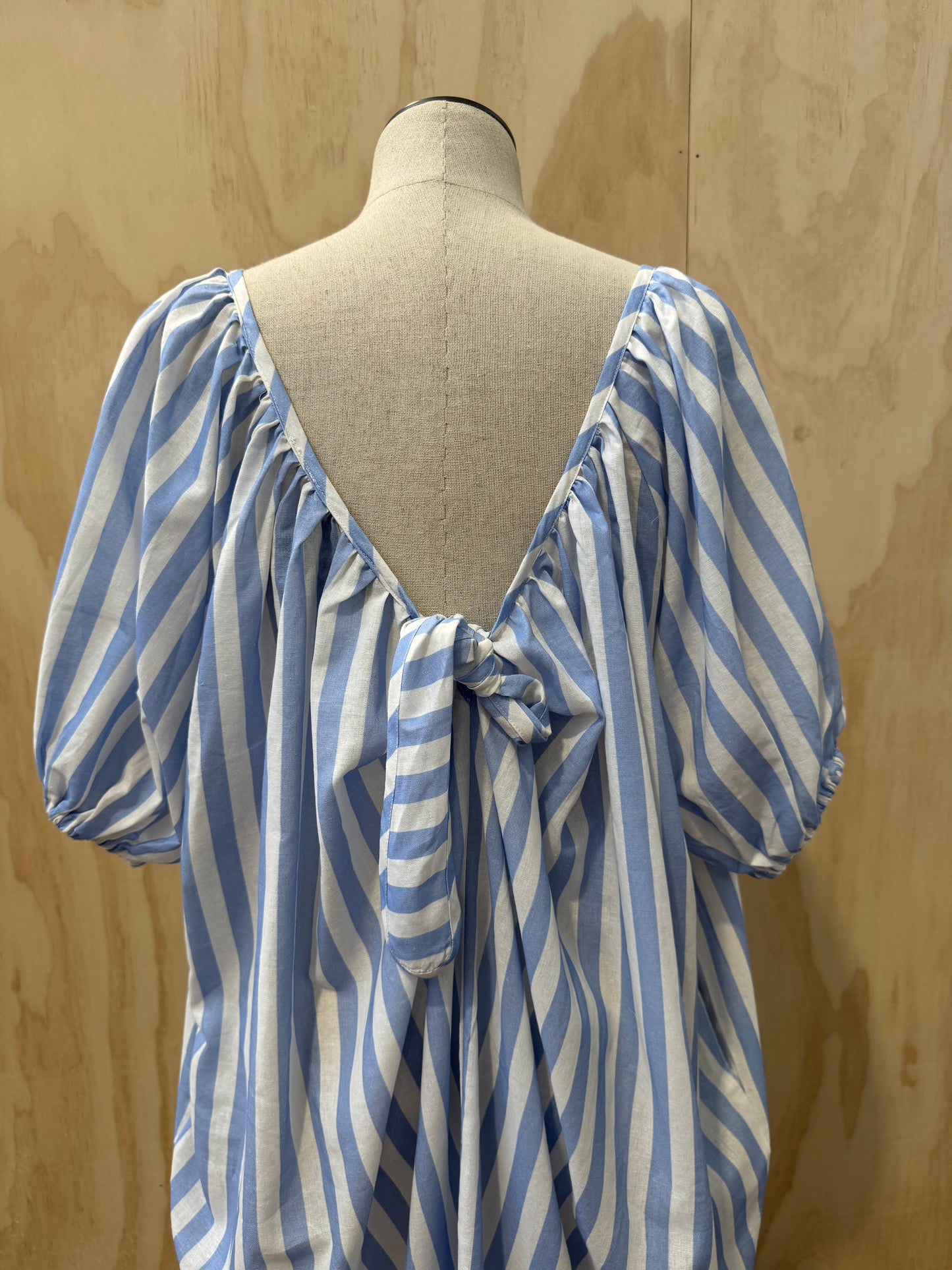 BLANCA STRIPED MIDI DRESS - SIZE OS