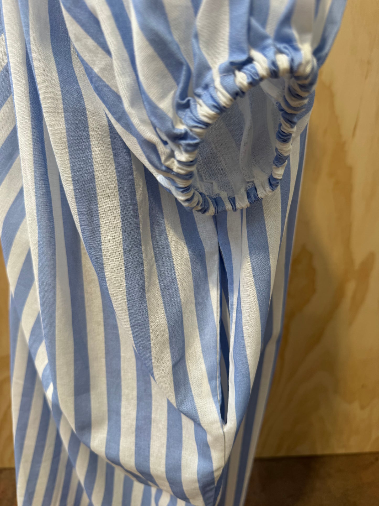 BLANCA STRIPED MIDI DRESS - SIZE OS