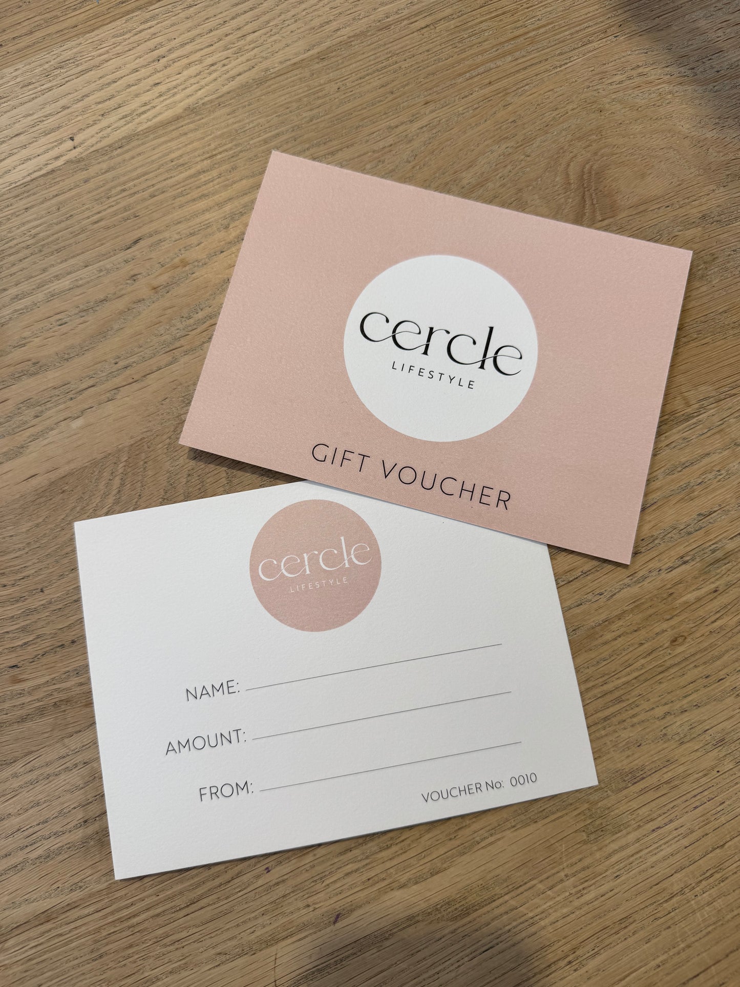 CERCLE LIFESTYLE GIFT VOUCHER - $300