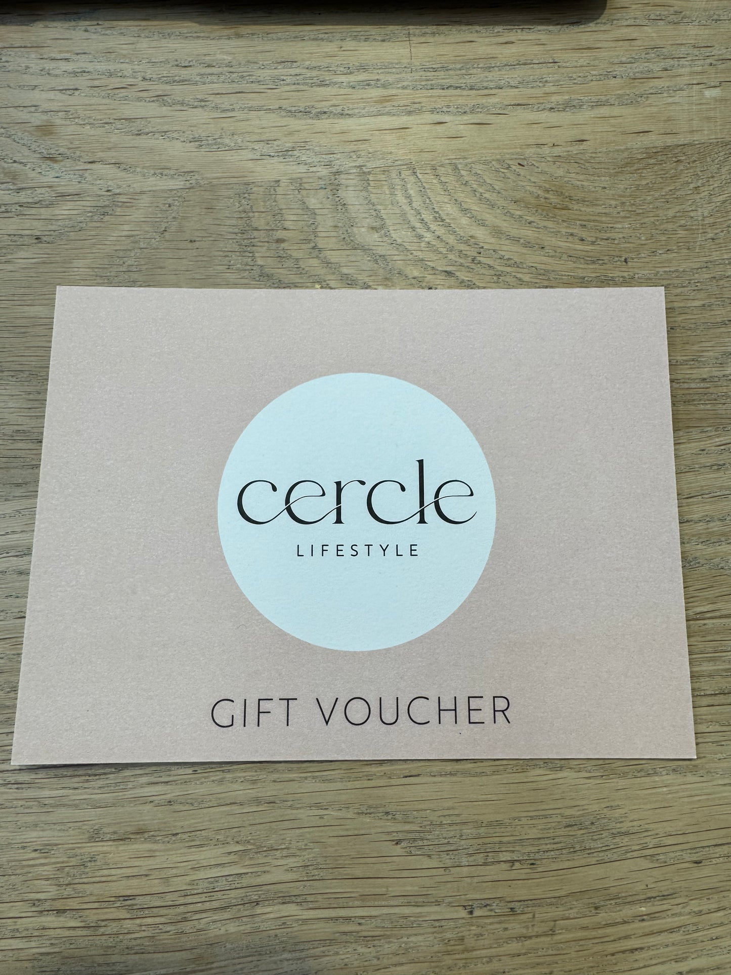 CERCLE LIFESTYLE GIFT VOUCHER - $200